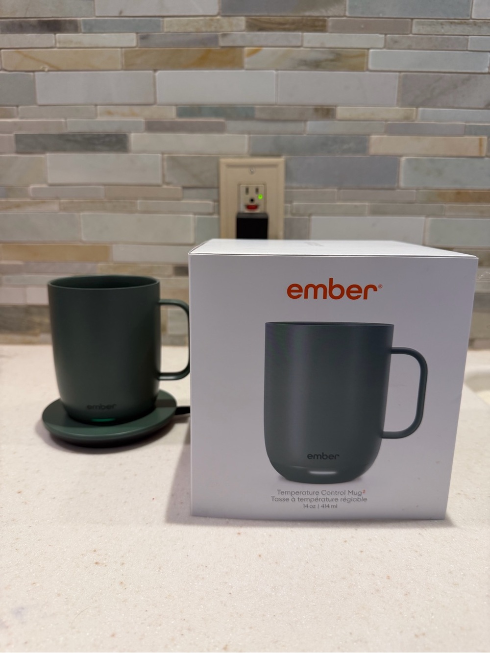Ember Temperature Control Mug - Sage Green
